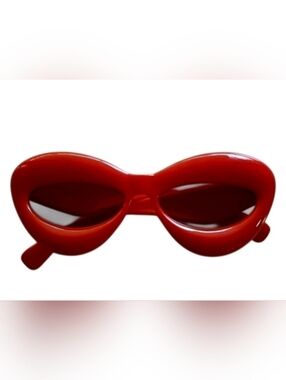 Inflated Cat-Eye Sunglasses